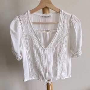 Abercrombie & Fitch lace top XXS